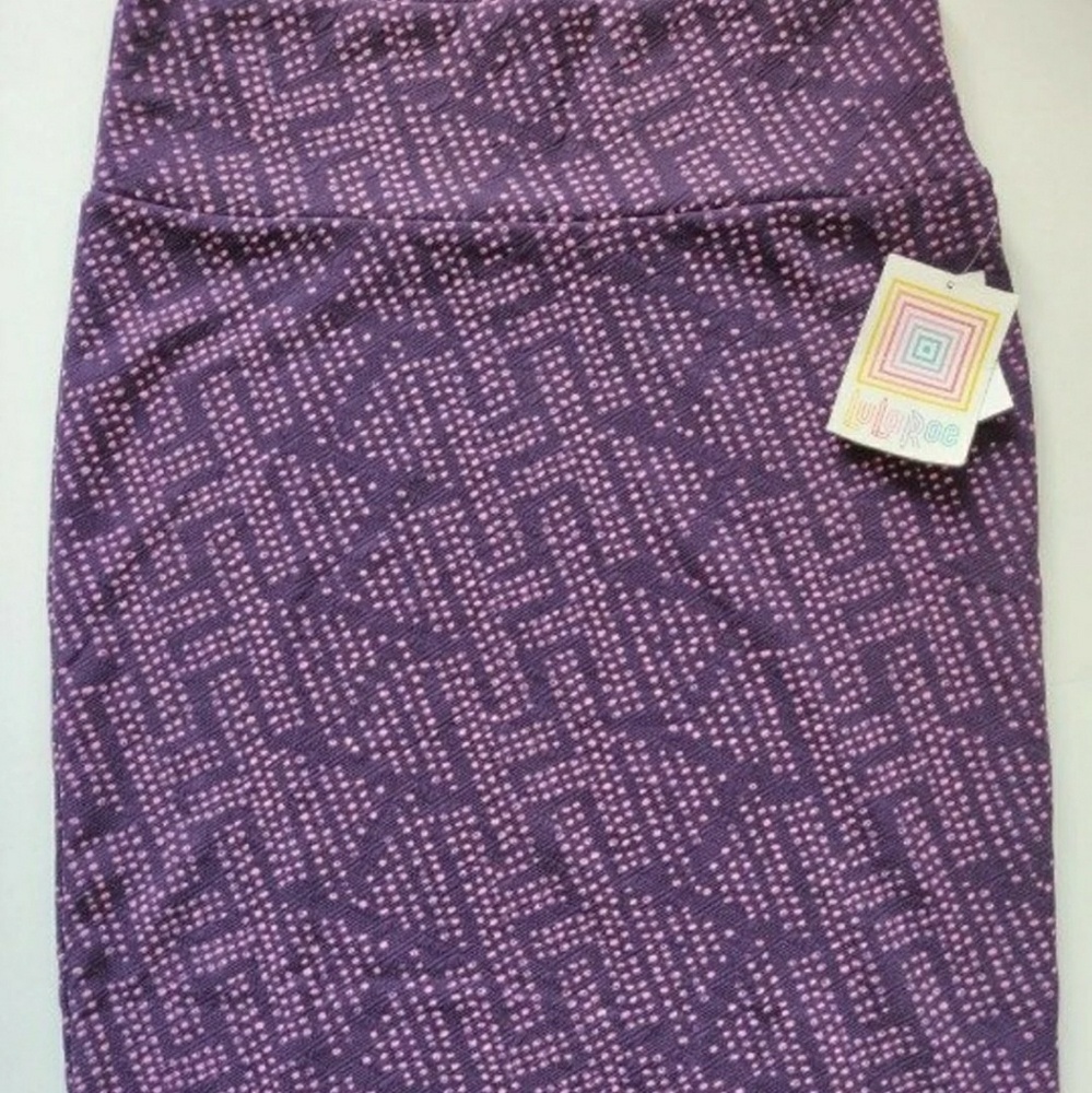 NWT LuLaRoe Purple Cassie Skirt Sz. M